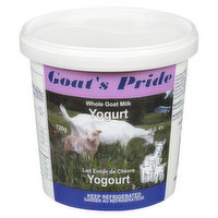 Goats Pride Dairy - Goat Milk Yogurt Whole Plain, 720 Gram