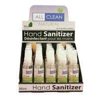 All Clean - Natural Hand Sanitizer - Lemon Mint, 60 Millilitre