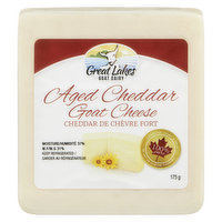 Great Lakes Goat - Aged Cheddar Goat Cheese, 175 Gram