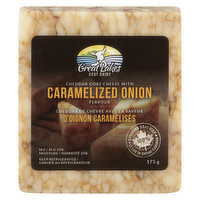 Great Lakes - Cheddar Goat Cheese with Caramelized Onion, 175 Gram