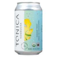 Tonica - Kombucha Ginger Twist Organic, 355 Millilitre