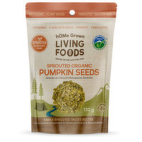 Home Grwn Lvng Foods - Sprouted Pumpkin Seeds, 130 Gram