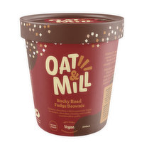 Oat & Mill - Frozen Dessert Rocky Road Brownie, 500 Millilitre