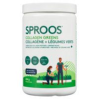 Sproos - Collagen Greens Unflavored, 264 Gram