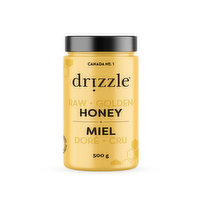 Drizzle - Golden Raw Honey, 500 Gram