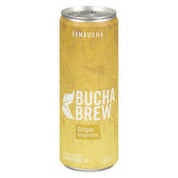 Bucha Brew - Ginger Kombucha, 355 Millilitre