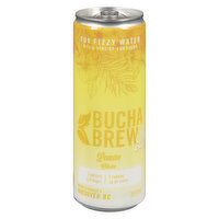 Bucha Brew - Fun Fizzy Water Lemon, 355 Millilitre