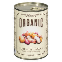 Eat Wholesome - Organic Four Mixed Beans, 398 Millilitre