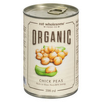 Eat Wholesome - Organic Chickpeas, 398 Millilitre