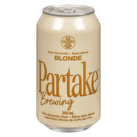 Partake Brewing - Blonde Non Alcoholic, 355 Millilitre