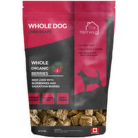 Whole Dog - Liver Snaps Berries, 380 Gram