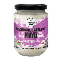 Mother Raw - Organic Plant-Based Mayo - Roasted Garlic, 350 Millilitre