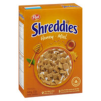 Post - Shreddies Cereal, Honey, 440 Gram