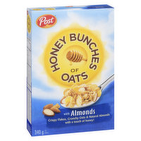 Post - Honey Bunches of Oats Cereal, Honey Almond, 340 Gram