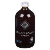 Healthy Hooch - Kombucha, Black & Blue Organic, 500 Millilitre