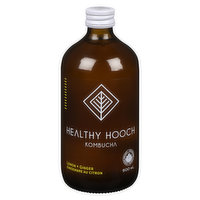 Healthy Hooch - Kombucha, Lemon Ginger Organic, 500 Millilitre