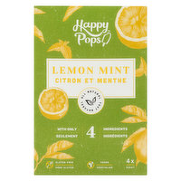 Happy Pops - Lemon Mint Ice Pops