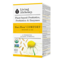 Living Alchemy - Your Flora Comfort Bloating & Gas, 60 Each