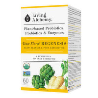 Living Alchemy - Your Flora Regenesis Post Antibiotics, 60 Each