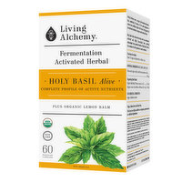 Living Alchemy - Holy Basil Alive, 60 Each