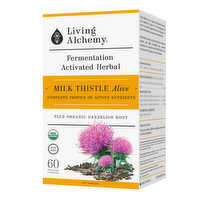 Living Alchemy - Milk Thistle Alive, 60 Each