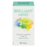 3 Brains - Brilliant Mind, 90 Each