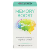 3 Brains - Memory Boost, 120 Each