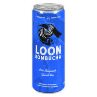 Loon Kombucha - Blue Pomegranate, 355 Millilitre