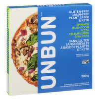 Unbun - Pizza Spinach Mushroom, 299 Gram