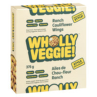 Wholly Veggie! - Cauliflower Wings - Vegan Ranch, 375 Gram