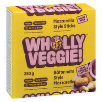 Wholly Veggie - Plant Based Mozzarella Sticks, 250 Gram