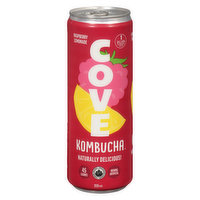 Cove Kombucha - Raspberry Lemonade Organic, 355 Millilitre