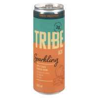 TribeACV - Turmeric Ginger Peach Sparkling Beverage, 355 Millilitre