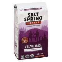 Salt Spring Coffee - Village Trade Coffee Dark Roast, 400 Gram