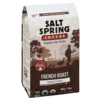 Salt Spring Coffee - Organic French Whole Bean, 400 Gram