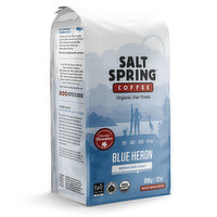 Saltspring Roasting - Blue Heron Coffee Medium Dark Roast Organic, 908 Gram