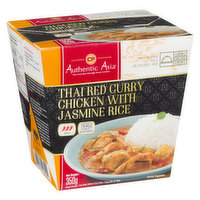 Cp - Authentic Asia - Thai Red Curry Chicken with Rice, 350 Gram