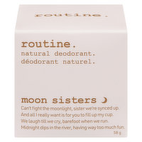 routine. - Natural Deodorant Cream Moon Sisters, 58 Gram