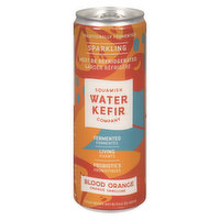 Squamish Water Kefir - Water Kefir Beverage - Sparkling Blood Orange, 355 Millilitre