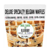 True Taste Cafe - Blueberry Belgian Waffles