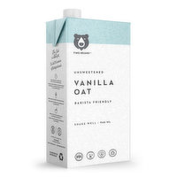 Two Bears - Oat Milk Unsweetened Vanilla, 946 Millilitre