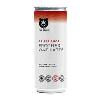 Two Bears - Frothed Oat Latte Triple Shot, 207 Millilitre