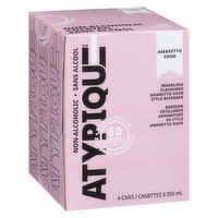 Atypiuqe - Amaretto Sour Non-Alcoholic, 355 Millilitre