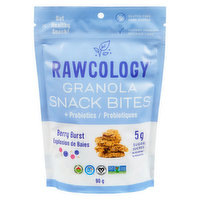 Rawcology - Granola Snack Bites Berry Burst w/ Probiotics, 90 Gram