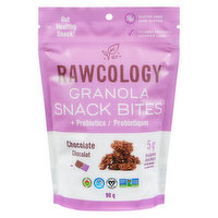 Rawcology - Granola Snack Bites Chocolate w/ Probiotics, 90 Gram