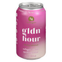 gldn hour - Collagen Sparkling Water Cherry Coconut, 355 Millilitre