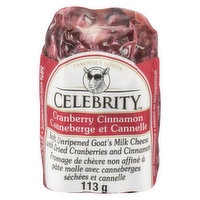 Celebrity - Goats Milk Cheese Cranberry Cinnamon, 113 Gram