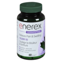 Enerex - Serrapeptase 120000SU, 60 Each