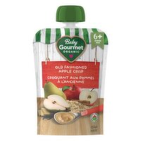 Baby Gourmet - Organic Baby Food - Old Fashioned Apple Crisp, 128 Millilitre