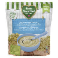 Baby Gourmet - Organic Baby Cereal - Creamy Oatmeal, 227 Gram